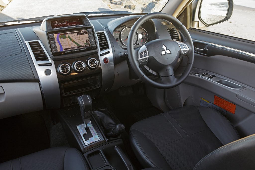 Inside the Mitsubishi Challenger. Inside the Mitsubishi Challenger.